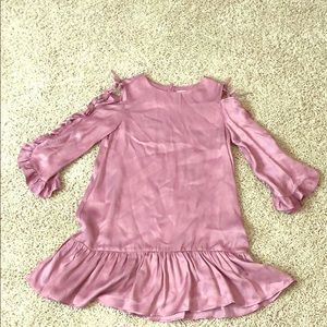 Zara girls plum colored dress